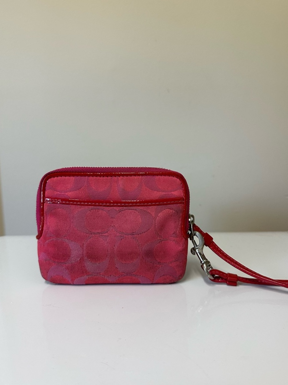 Coach Poppy Signature Wristlet Wallet - Picture 2 of 10